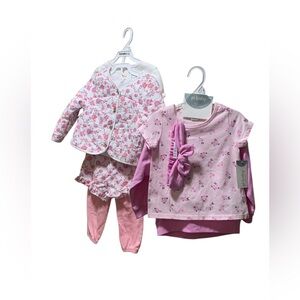Baby Girls Two 4 Pieces Sets Clothing